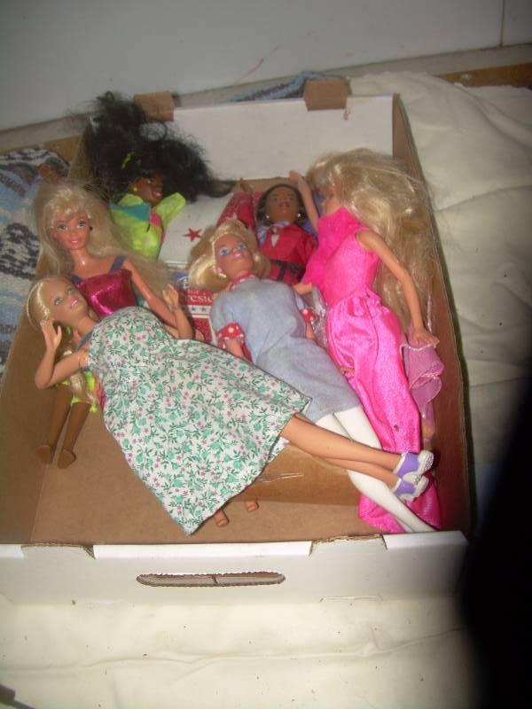 BARBIES AND CLOTHS