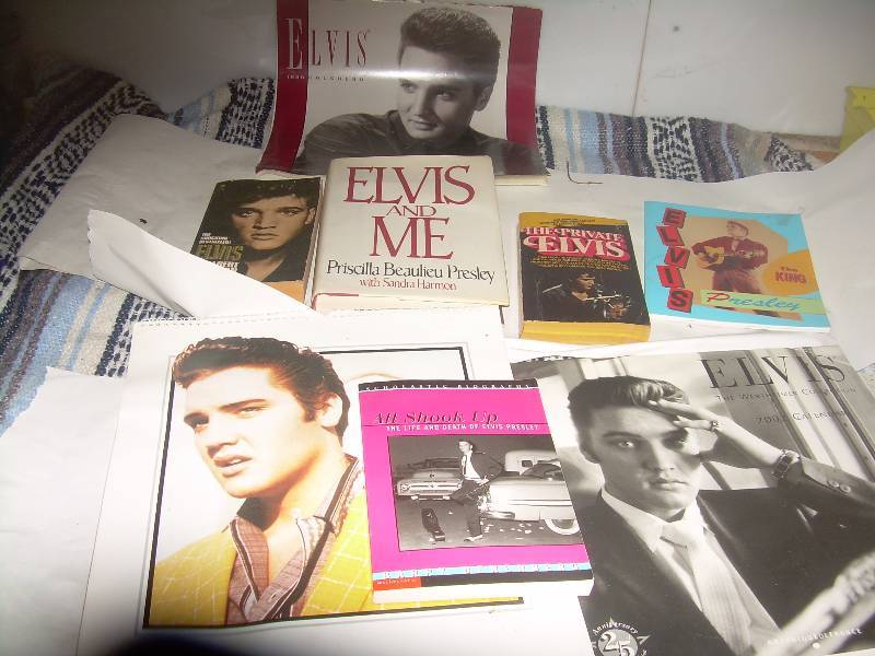COLLECTIBLE ELVIS BOOKS AND CALENDERS