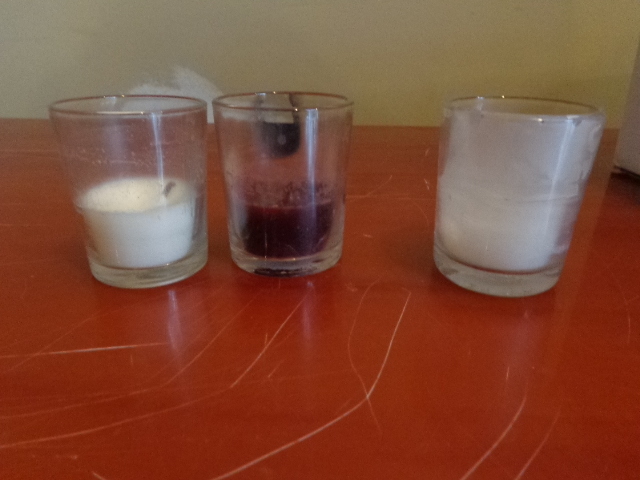 lot 23 image: Glass Candle Holders