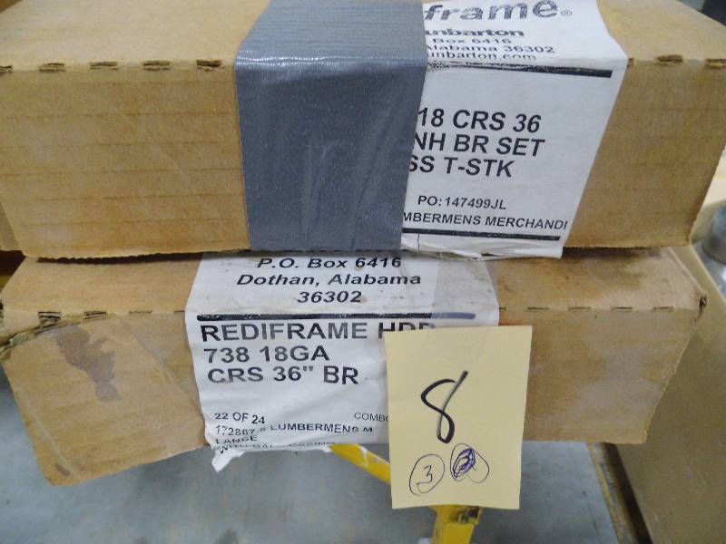 2 Rediforce 36 Door Frames - Closers