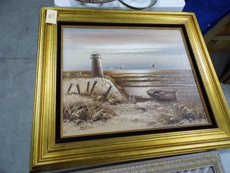 Lighthouse Oil Painting