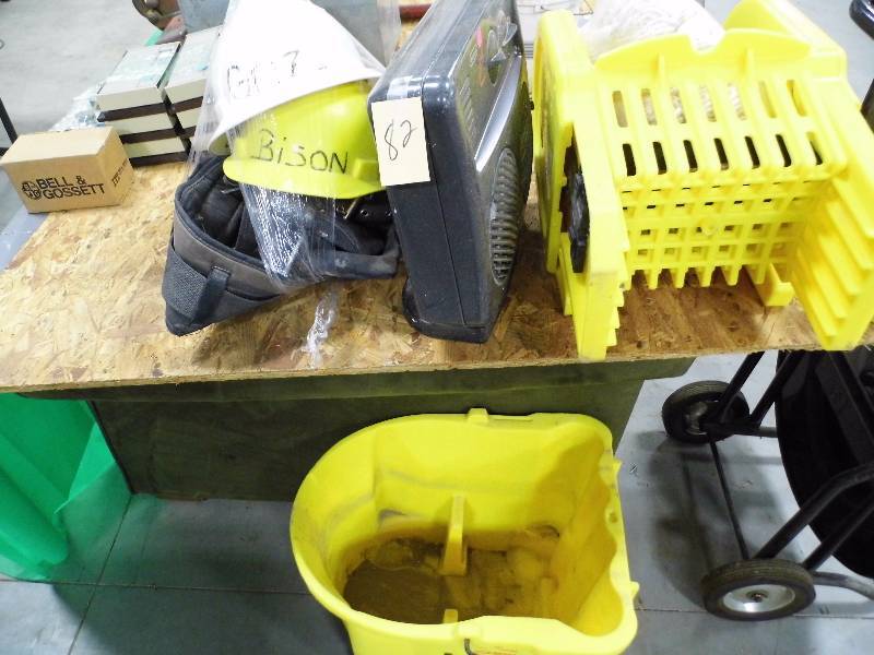 Hardhats - Heater - Mop Bucket - Mop Head