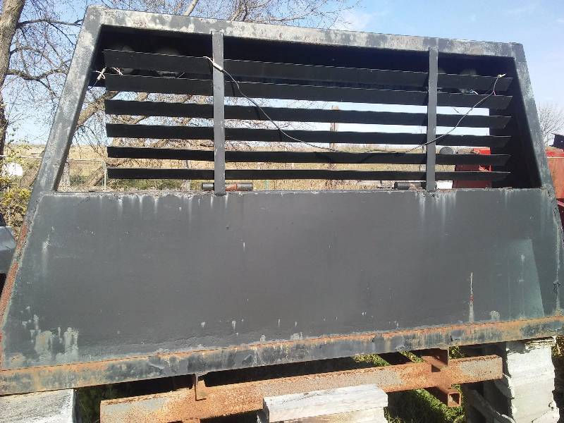 8 foot steel platform for pickup truck or larger. diamond plate