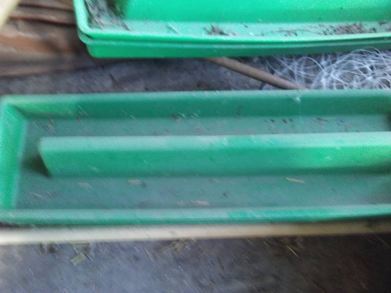 Chicken poultry feeders, use as utility trays