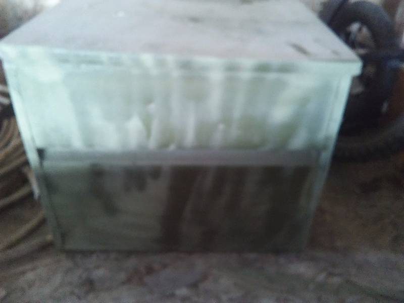 Large metal cased box.