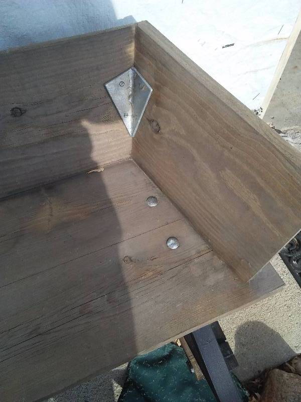 Buck board, buggy bench.