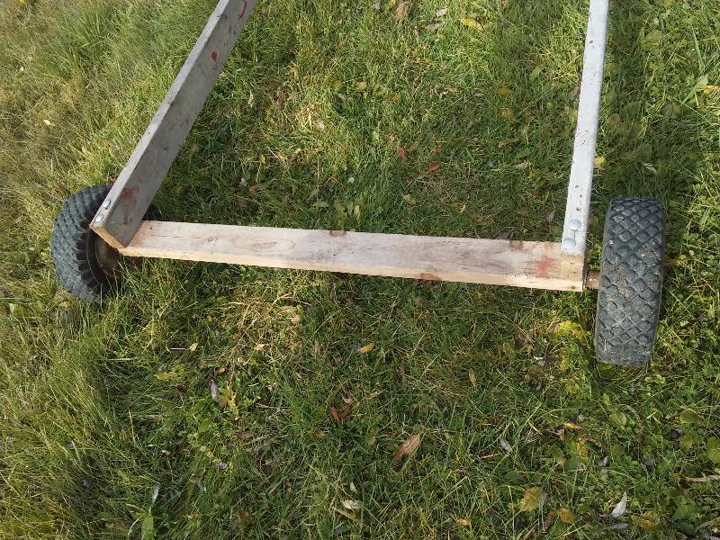 cart made from 2 x 4 inch lumber
