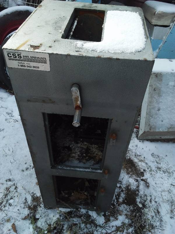 2 Compartment Safe - heavy duty