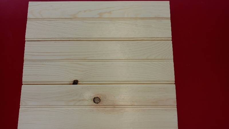 1x6x8 Ponderosa Knotty Pine Reversible Tongue and Groove Outs
