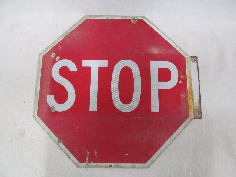 metal sign