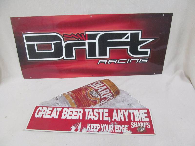 metal sign