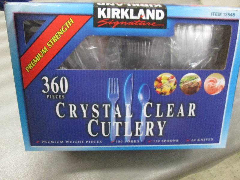 Crystal Clear Plastic Cutlery...