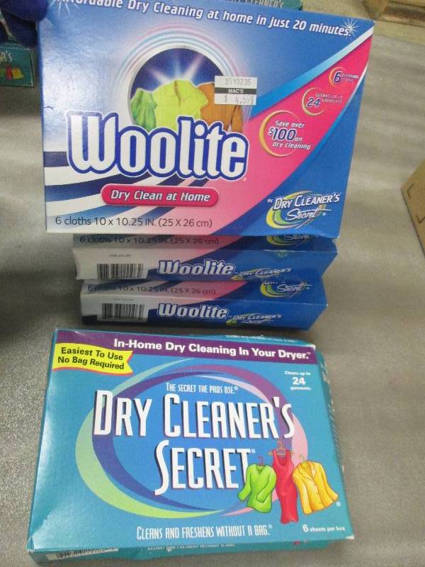 Lot of 4 Dry Cleaning in your dryer...