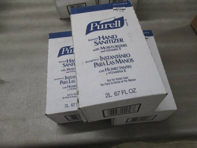 Lot of 3- 2L  Purell Hand Sanitizer...