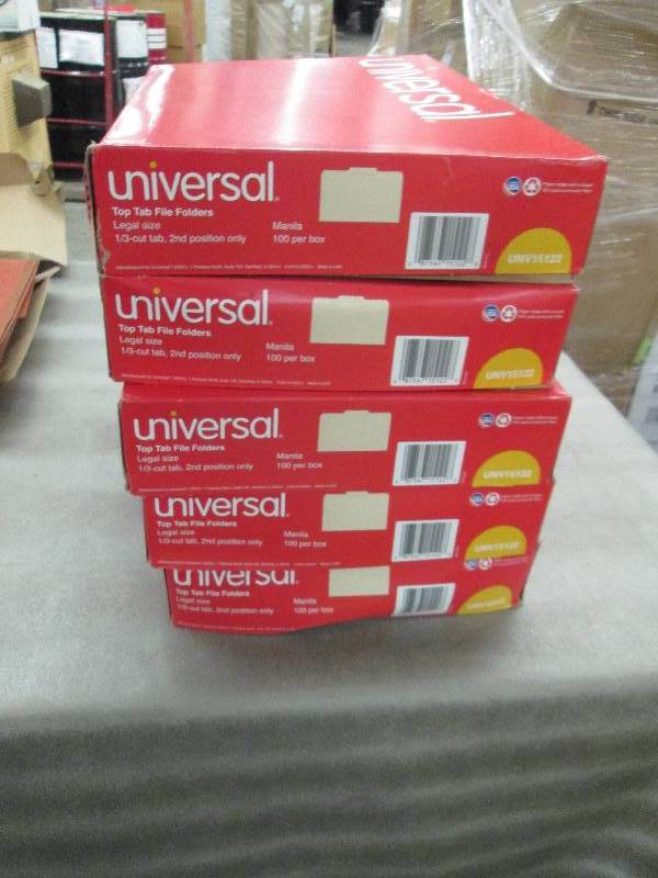 Lot of 5 Boxes Universal Top Tab Fi...