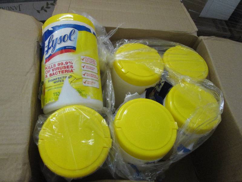 Lot of 6 Lysol Disinfecting Wipes L...
