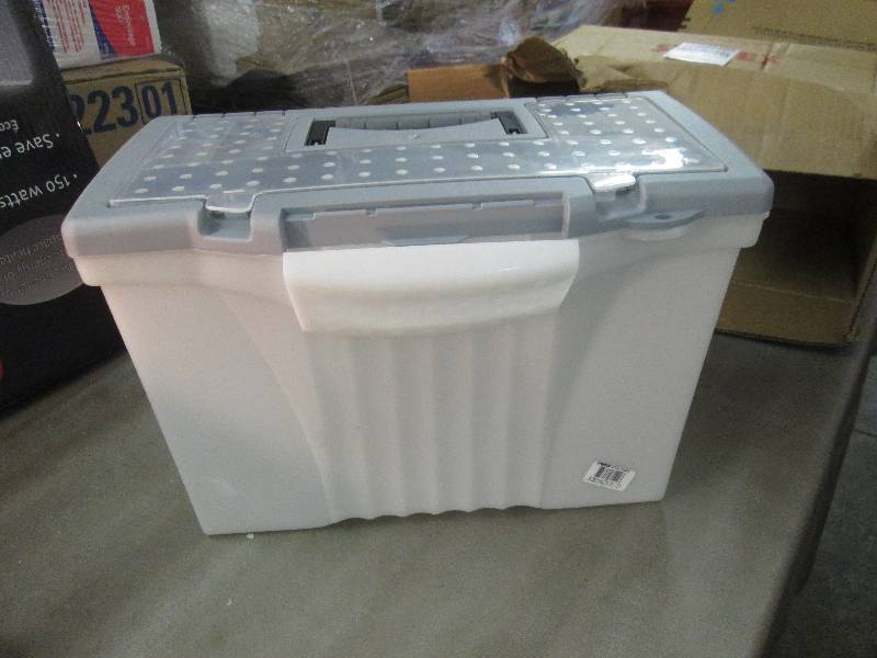Storex LetterLegal Portable File S...