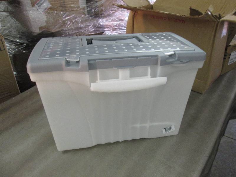 Storex LetterLegal Portable File S...