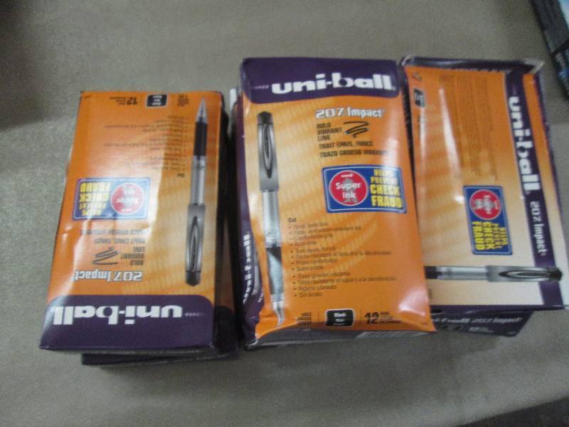 Lot of 5 Boxes uni-ball 207 Impact ...