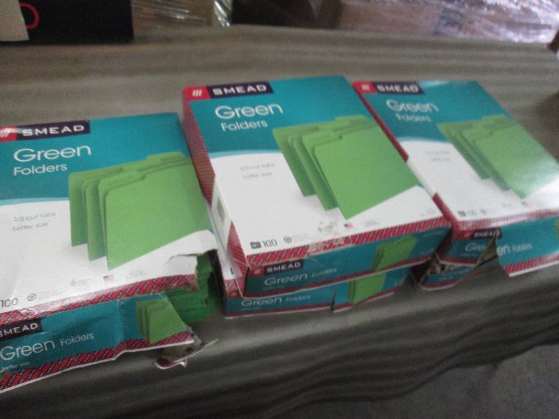 Lot of 5 Boxes Smead File Folders 1...