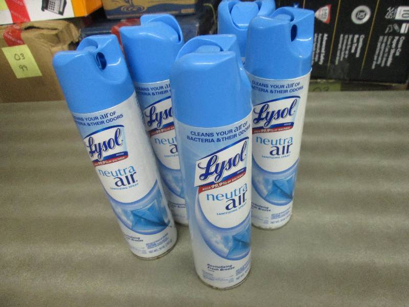 Lot of 5 Lysol Neutra Air  Freshene...