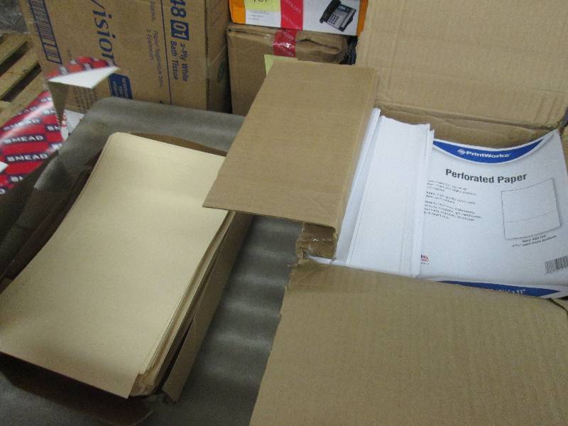 4 Open Reams Perforated Paper, 1 Bo...