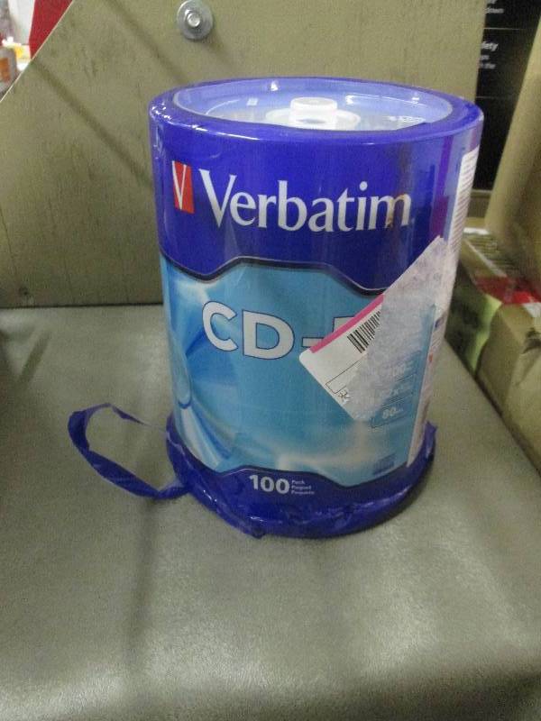 Verbatim CD-R 100pk 700MB Retail $2...