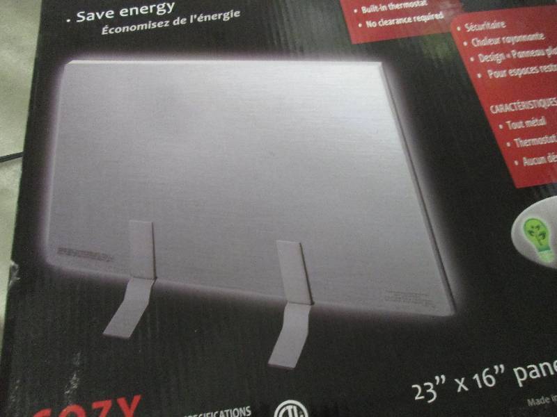 Cozy Legs Flat Panel Heater Retail ...