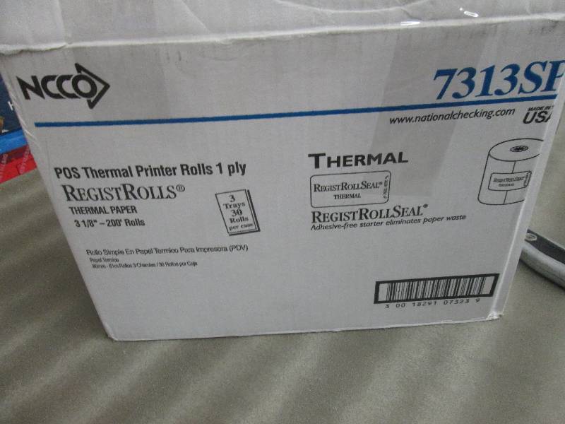 Box of POS Thermal Printer Rolls 1 ...