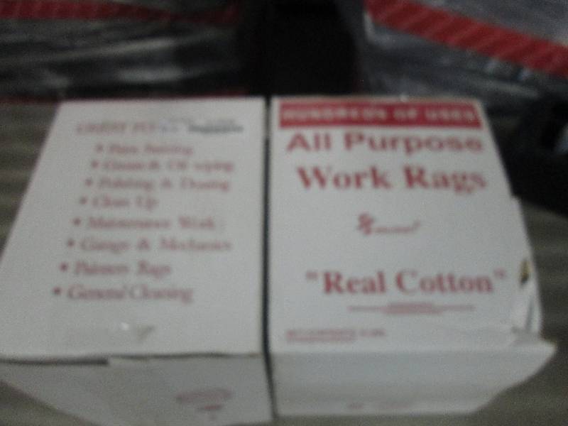 2 Boxes of Skilcraft Work Rags 5lb ...