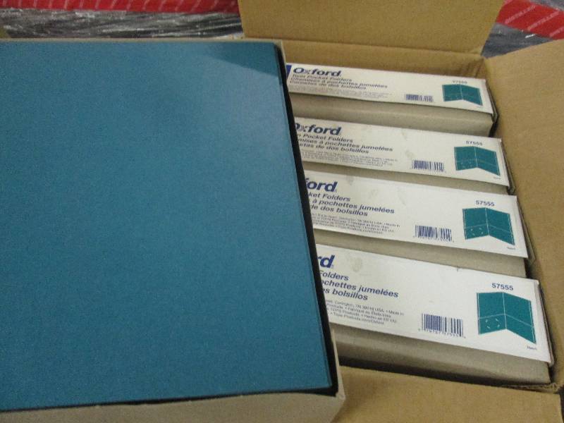 Case of 5 Boxes Oxford Two Pocket F...