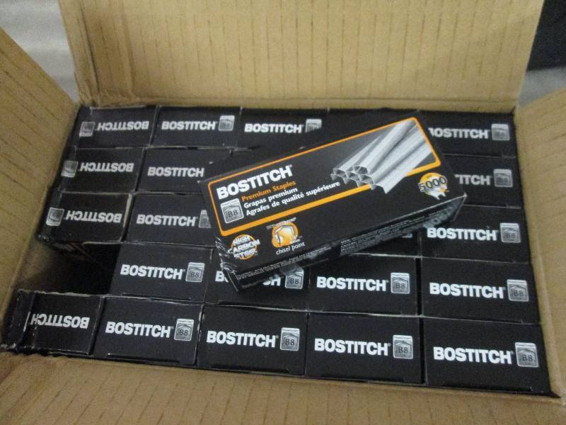 Lot of 25 Boxes Bostitch PowerCrown...