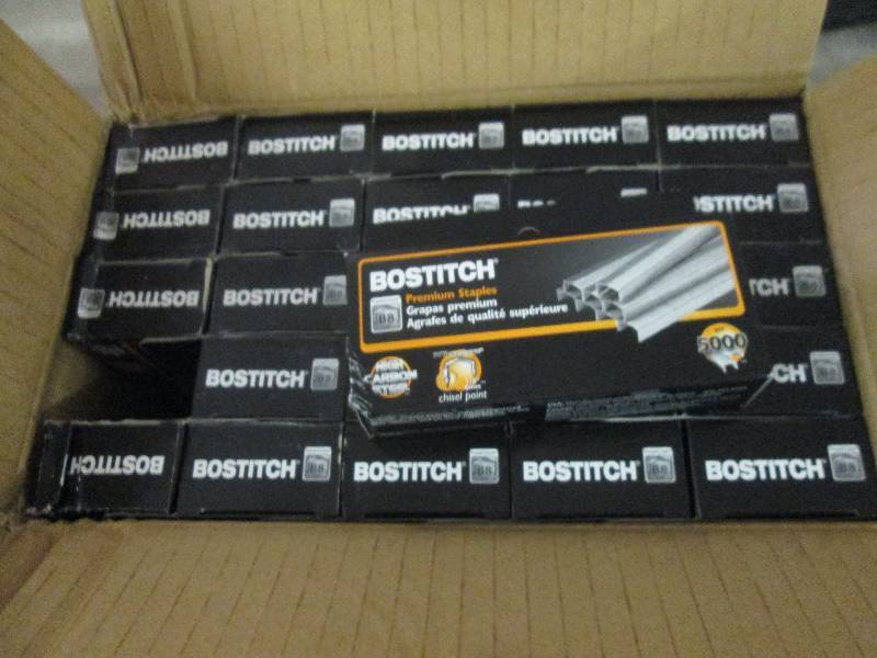 Lot of 25 Boxes Bostitch PowerCrown...