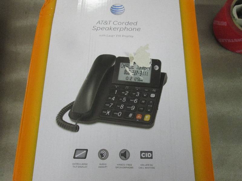 AT&T Corded Speakerphone w Display...