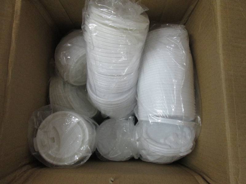 Box of Beveage Cup Lids...