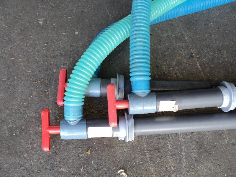 3 barrel pumps...