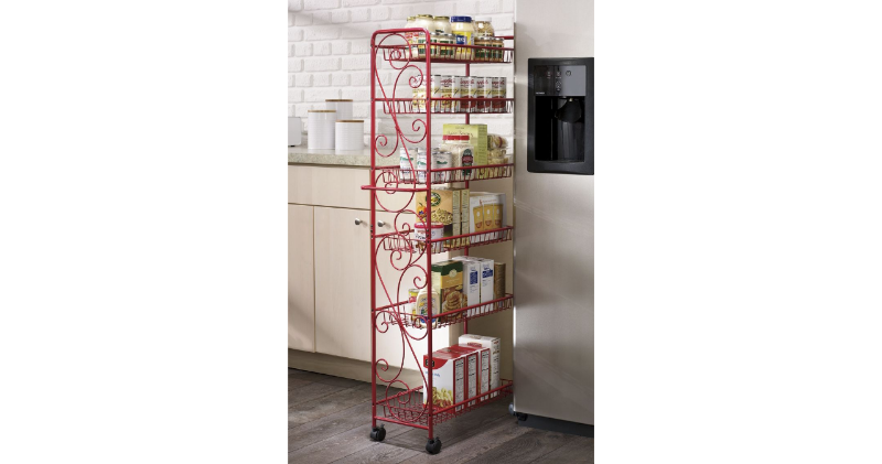 Scrolled Rolling Pantry open box Re...
