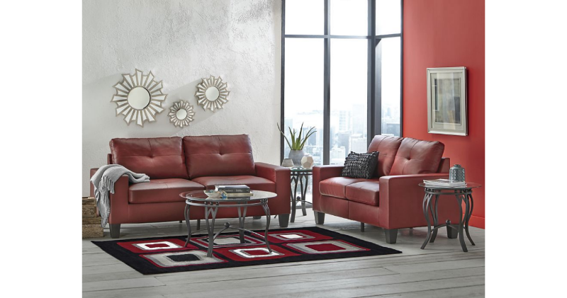 Platinum II  Sofa in Black  (shown ...