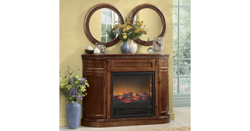 Signature Hand-Carved Fireplace ope...