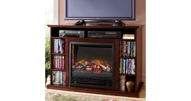 Media Storage TV StandFireplace op...