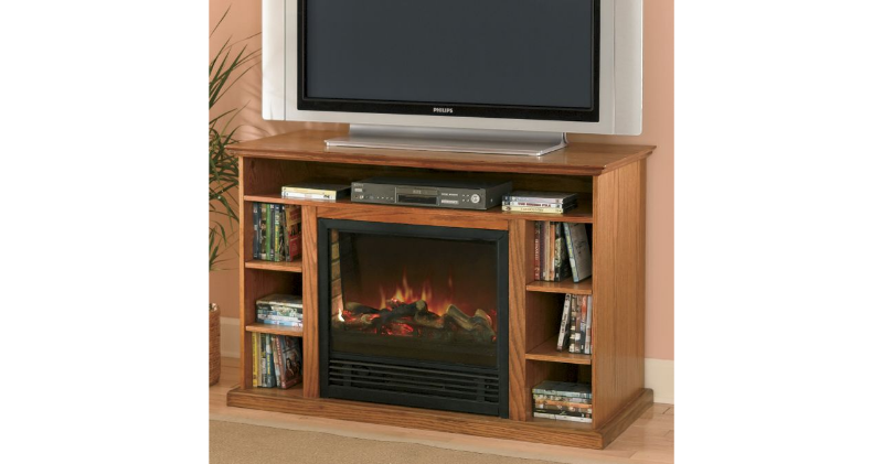 Media Storage TV StandFireplace op...