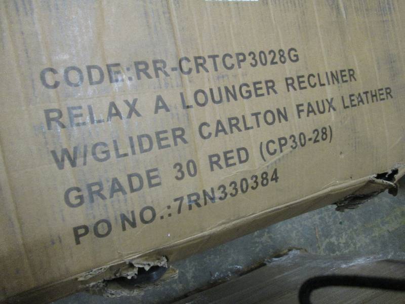 Red Relax a Lounger Recliner w Gli...