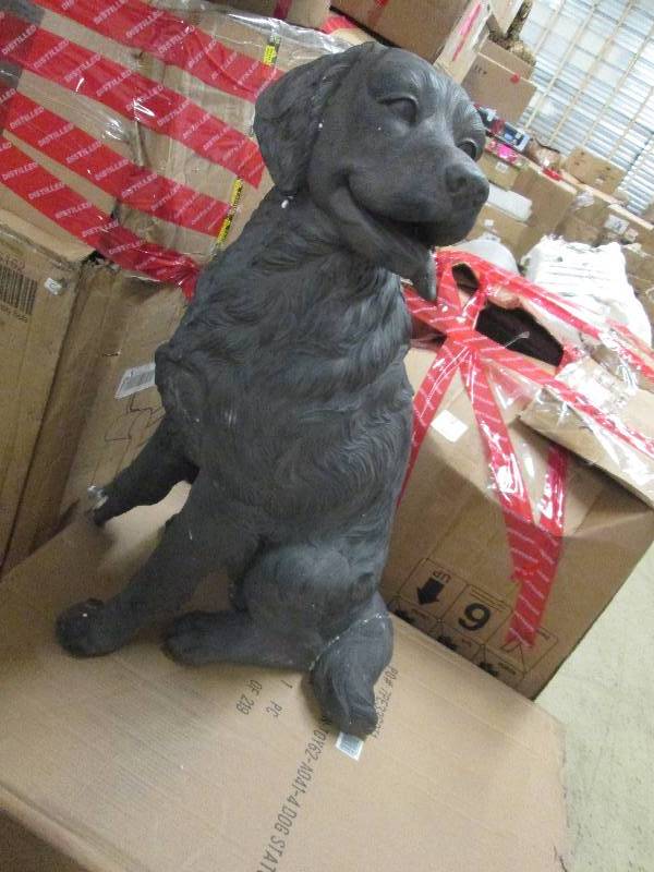 Golden Retriever Statue open box, ...