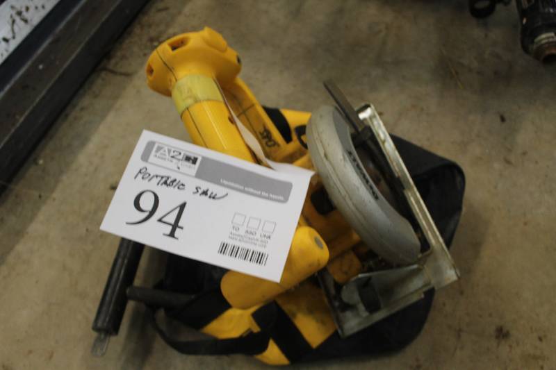 lot 94 image: Dewalt 12VDC Cordless 5-38in. Trim Saw