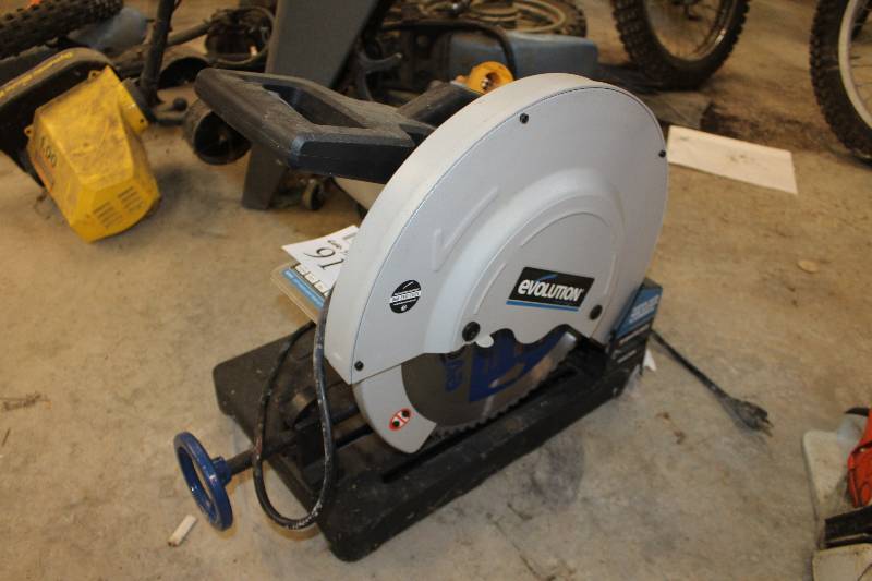 lot 91 image: Evolution Evosaw 380 15in. Table Saw
