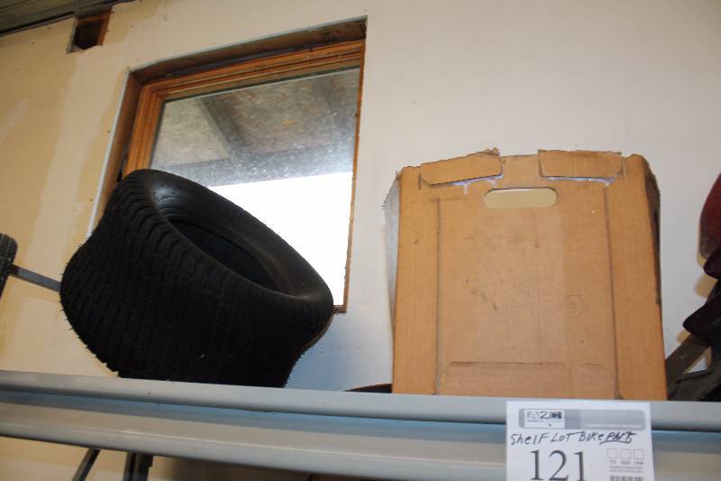 lot 121 image: Motorcycle Parts - Tires, Manifolds, Misc ElectricFuel System