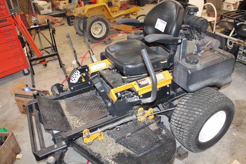 lot 8 image: Cub Cadet Commercial Zero Turn Radius Rider Lawn Mower w Kawasaki Motor