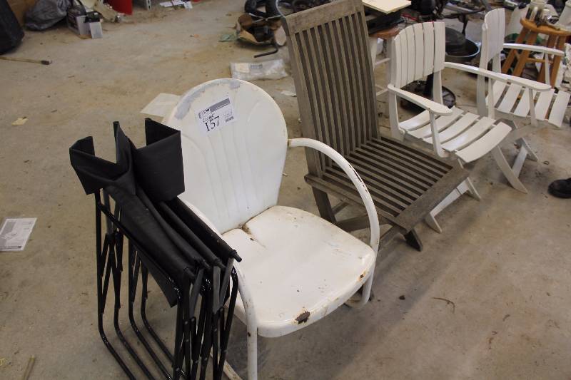 lot 157 image: Lot of (6) PatioLawn Chairs
