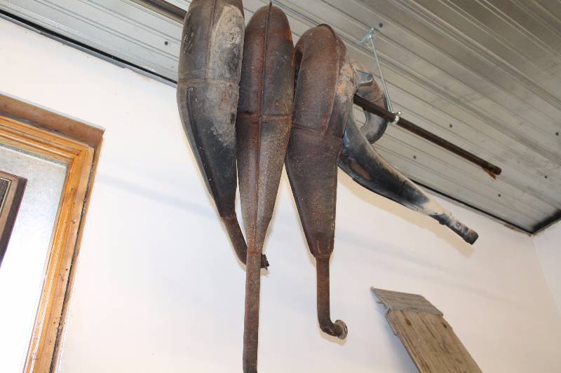 lot 159 image: Motorcycle Exhaust Pipes