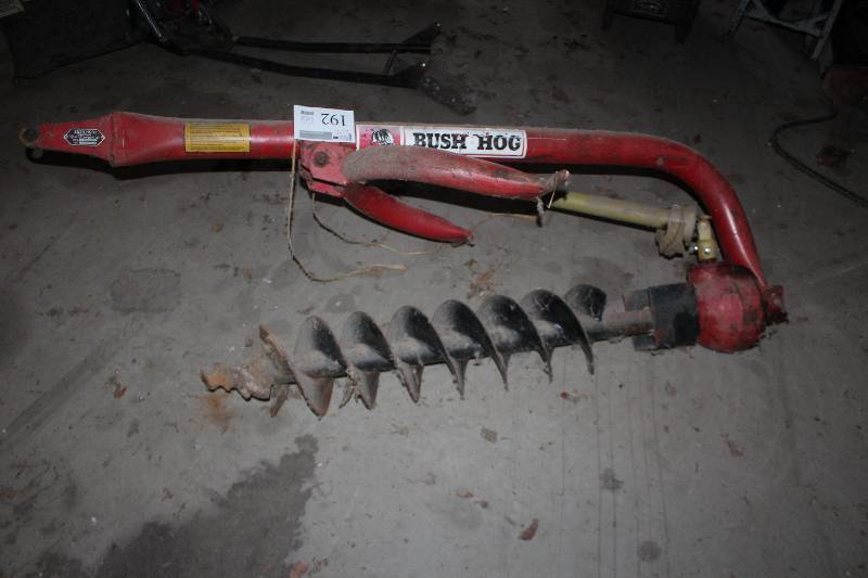 lot 192 image: Bush Hog Post Hole Digger Attachment
